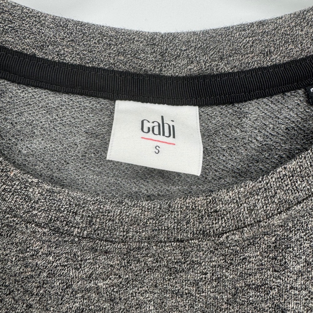 Cabi Charcoal Gray Long Sleeve Crew‎ Neck Career Sweatshirt Dress Size S - Picture 5 of 7